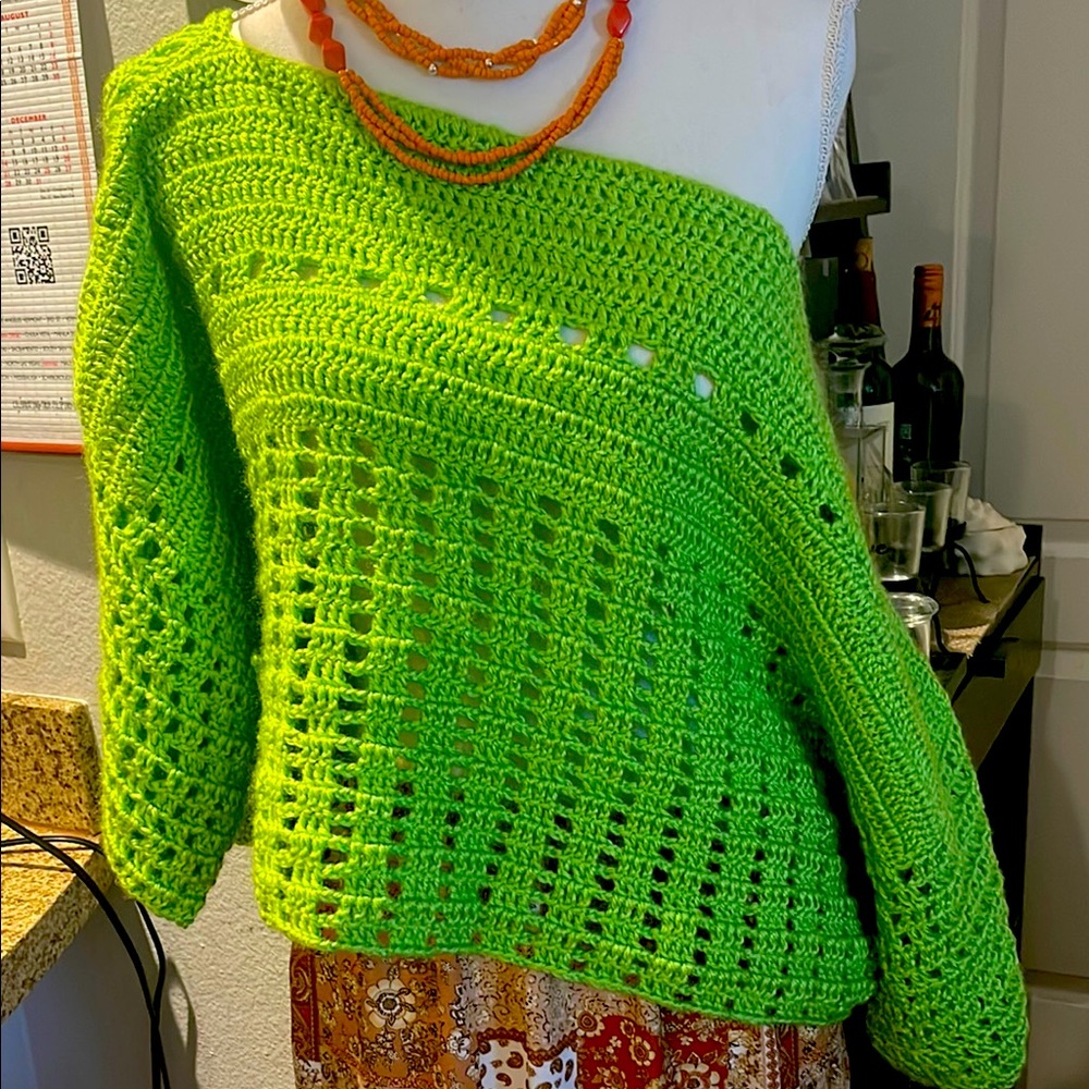 Vibrant Green Women's Sweater